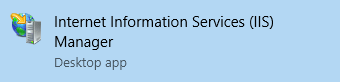 Internet Information Services (IIS) Installed