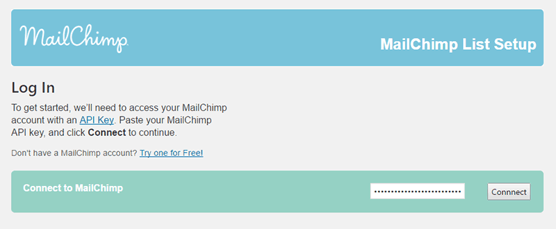 MailChimp Enter Key